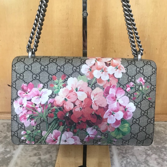 SOLD GUCCI Dionysus GG Blooms Small Chain Bag - Picture 5 of 8
